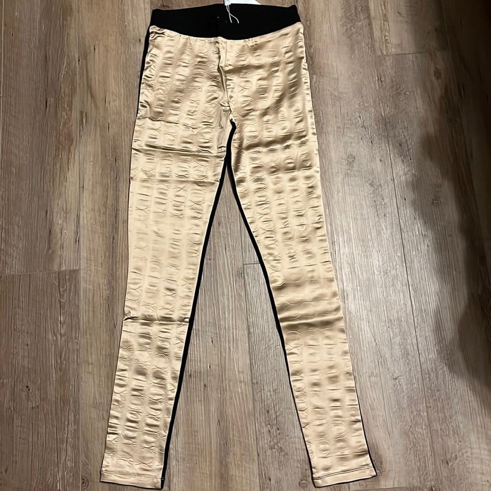 Black and Gold Leggings